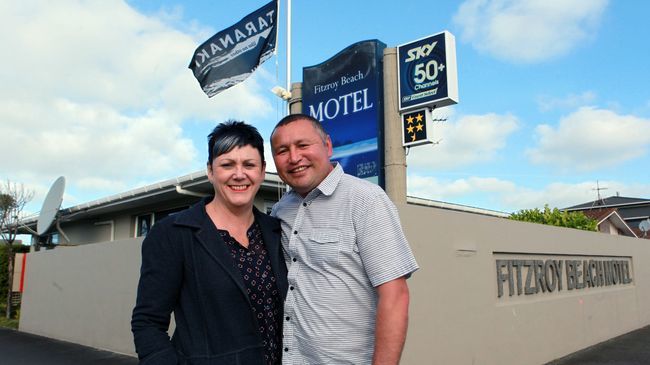 Beach Street Motel Apartments New Plymouth Exterior foto